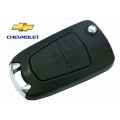 carcasa de telemando 3 botones espadin plegable para Chevrolet Cruze