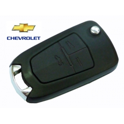 carcasa de telemando 3 botones espadin plegable para Chevrolet Cruze