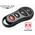 carcasa para mando chrysler / jeep / dodge 4 botones