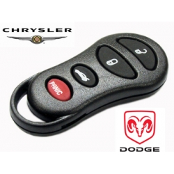 carcasa para mando chrysler / jeep / dodge 4 botones