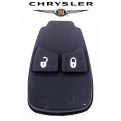 Botonera de Goma de 2 Botones Para Telemando Chrysler