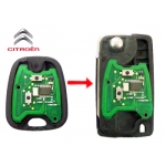 Carcasa Llave HQ SX9 Para Convertir el Telemando de Citroen C2 / C3 de Fija a Plegable