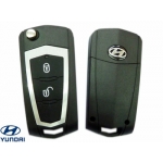 HYUNDAI YUET, NUEVO (NEW) SANTA FE, SPORTAGE CARCASA PARA TELEMANDO 2 BOTONES ESPADIN PLEGABLE