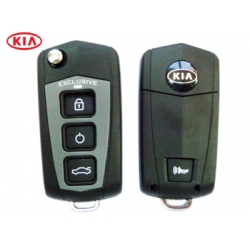 CARCASA PARA TELEMANDO DE 4 BOTONES PARA KIA CERATO, SPORTAGE, TUCSON, SONATA