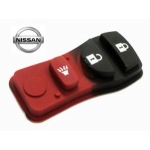 BOTONES DE GOMA PARA TELEMANDO NISSAN 2 PULSADORES