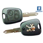 Carcasa Para Telemando Peugeot 206 2 Botones