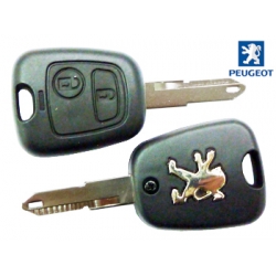 Carcasa Para Telemando Peugeot 206 2 Botones