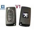 Carcasa de Telemando Plegable Para Peugeot 407 / 607