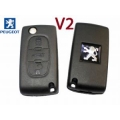 Carcasa de Telemando Plegable Para Peugeot 407