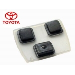 BOTONES DE GOMA PARA TOYOTA CON 3 PULSADORES