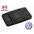 Botones de Goma Para Telemandos de Volkswagen y Seat