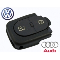 Carcasa Para Telemando Volkswagen y Audi de 2 Botones