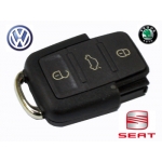 Carcasa Para Telemando Volkswagen / Skoda y Seat de 3 Botones