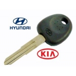 Hyundai Atos llave con transponder 46 original