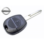 LLAVE PARA NISSAN ALMERA, CARCASA, BOTONERA Y ENCASTRE CON ESPADIN