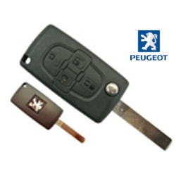 Telemando Plegable Peugeot 807 de 4 Botones >2008 ID46